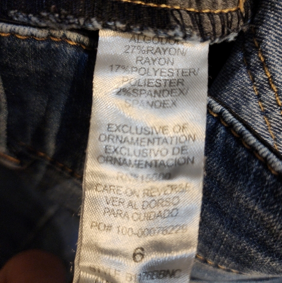 Democracy Ab technology freedom ankle skimmer jeans skinny jeans size 6 - Picture 7 of 9